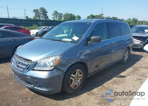2005 Honda Odyssey Ex-L from USA, damaged, VIN 5FNRL38775B107167